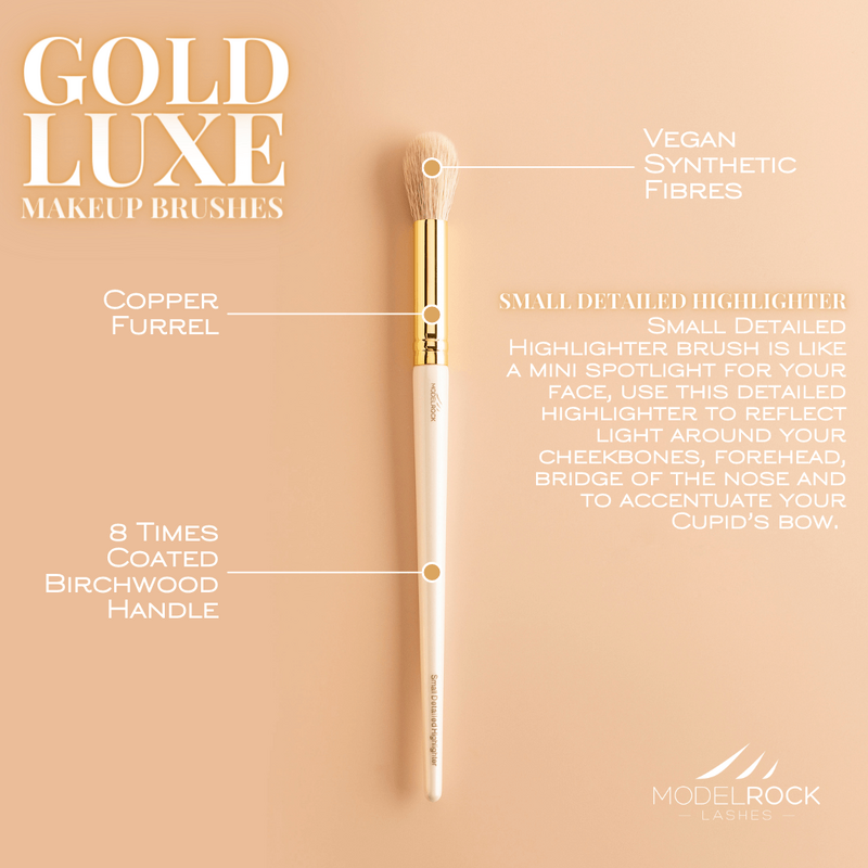 MODELROCK GOLD LUXE Makeup Brush - Small Detailed Highlighter